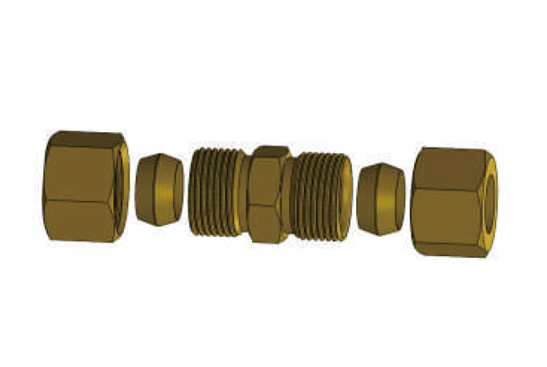 BRASS RHOMBUS PIPE FITTINGS